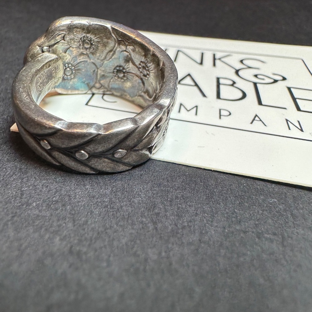 VINTAGE SPOON RINGS - BLOSSOM - Picture 5 of 5